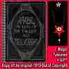 Antique Book Arabic Black Magic Devil Worship Occult Grimoire Dark Manuscript by