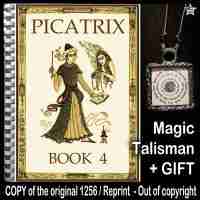 antique book picatrix magic talisman manual witch witchcraft esoteric occultism