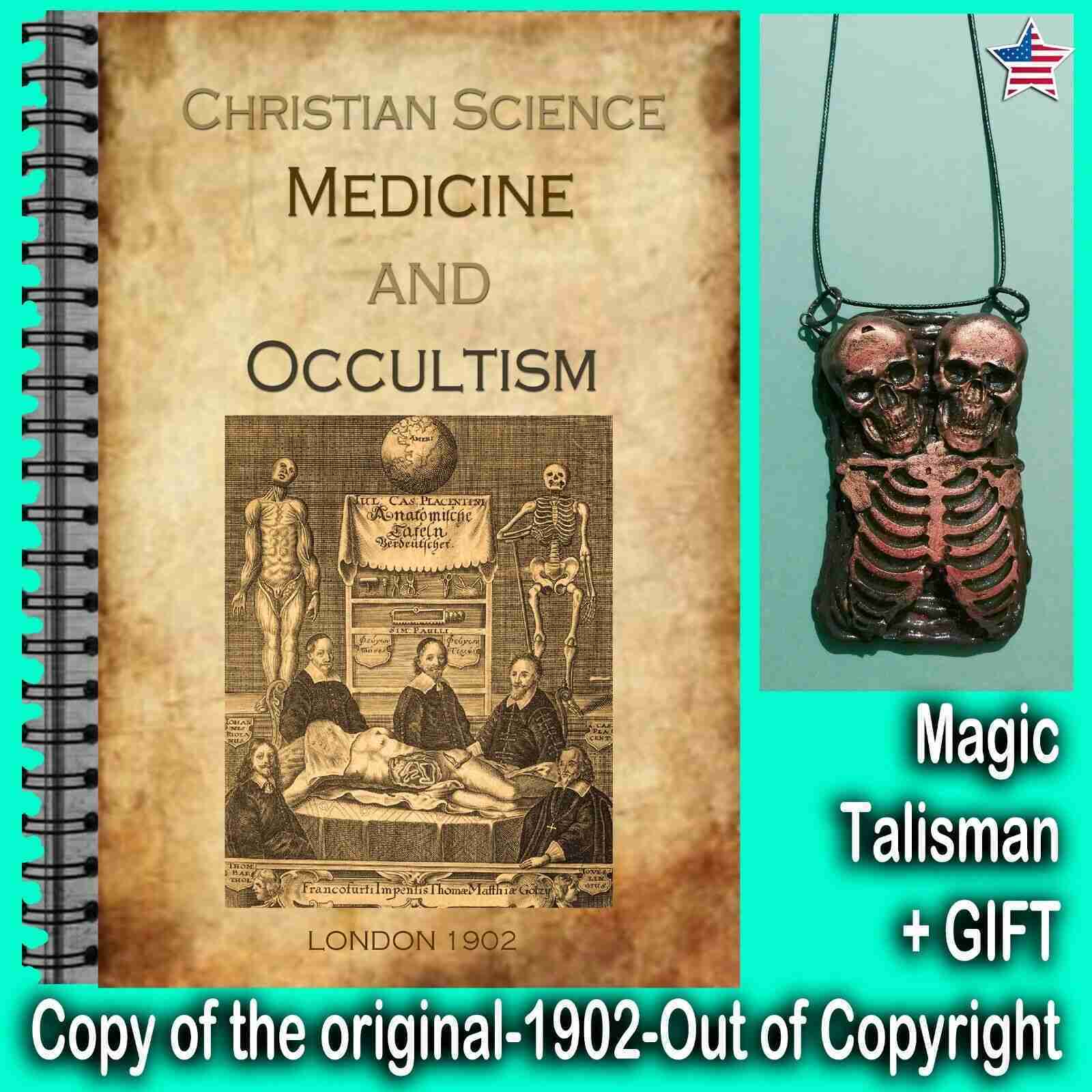 Antique Book Medicine Occultism Old Anatomy Magic Witchcraft Esoteric Manuscript