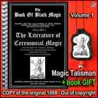 Antique Book Black Magic Occult Esoteric Manuscript Satanic Ceremonial Grimoire