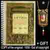 Antique Book Alchemy Cabalistic Magic Manuscript Occult Grimoire Latin Language