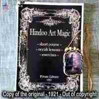 antique book occult indian art magic hindu hindoo occultism black dark grimoire