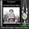 White Magic Bible Book Ritual Spell Esotericism Occult Grimoire Manual Witchery