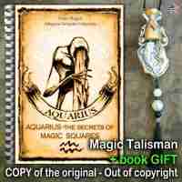 Antique Book Astrology Occult Magic Esoteric Numerology Kabbalistic Aquarius Bid
