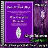 Antique Book Black Magic Occult Esoteric Manuscript Grimoire Witchcraft Manual 2