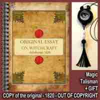 Antique Book Magic Occult Esoteric Pagan Witchcraft Secret Societis Mystic Essay