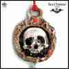 wicca streampunk skull necklace talisman medallion pendant amulet charm jewelry