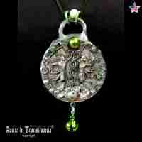 zodiac horoscope necklace talisman amulet pendant gemini sign mercury symbol art