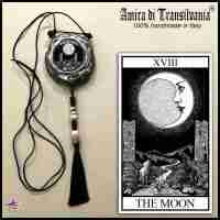 tarot cards moon talisman necklace pendant jewelry amulet good luck love money