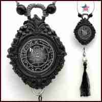 kabala talisman necklace jewels pendant hebrew amulet kabbalah goetia solomon 1