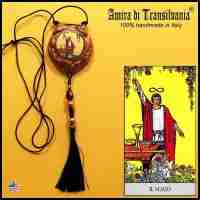 Talisman Necklace Amulet Pendant Charms Jewel Good Luck Love Money Tarot Cards 1