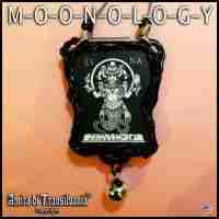moon talisman gothic jewelry amulet pendant evil eye abraxas wicca pagan witches