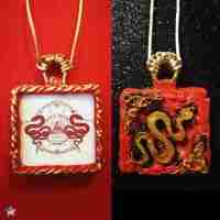 Men Jewelry Talisman Magic Necklace Pendant Amulet Picatryx Power Attract Snakes