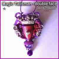 magic talisman amulet pendant necklace jewelry design woman men wealth lucky bib
