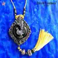 jewelry vintage talisman personalised name customized monogram amulet rooster 1