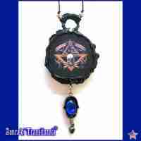 masonic pendant freemasonry talisman amulet necklace lodge jewelry skull & bones