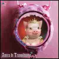 pig jewelry necklace talisman medallion pendant amulet charm personalized gift