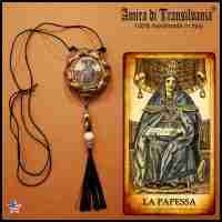 Talisman Amulet Pendant Charms Jewel Good Luck Love Money Tarot Cards Priestess