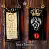 Dragon Crown Evil Eye Talisman Necklace Jewelry Pendant Amulet Alchemy Symbols