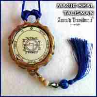 magic talisman effective power attraction money good luck amulet medallion sigil