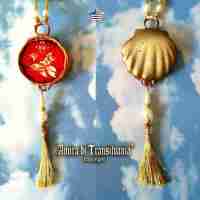 pisces zodiac necklace pendant woman jewelry amulet charm shell fish sign fishes