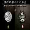 talisman amulet pendant necklace jewelry layered lariat locket moon gothic charm