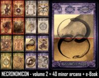 Necronomicon Tarot, Call of Cthulhu, Limited Edition HP Lovercraft Divination, Occult Magic Army of the Darkness War