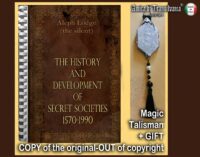 Antique Book History Chaos Magic, Secret Societies Occultism, Occult Christianity Paganism Judaism, Vintage Manuscript