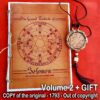 Handwritten Book, Antique Manuscript Occult Grimoire, Kabbalah Lesser Key of Solomon, Magic Kabbalistic Sigil