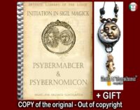 Antique Book, Magic White Dark Ritual Occultism Esoteric, Sigil Magick Seal Antiquarian Collectible Occult