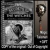 Antique Book Wicca, Pagan Witchcraft Grimoire, Wiccan Magic Symbols, Occult Sorceries Magick, Witches Esoteric Rituals