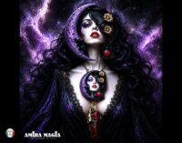 Lilith Necklace, Awakening Witch Talisman, The Dark Queen of Magick Beauty Amulet Psychic Powers