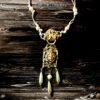 Tara Goddess Quan Yin Necklace Talisman Pendant, Kwan Yin Divine Feminine Ethnic Orient, Jewelry Prayer Amulet Yoga Taos