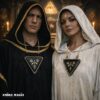 Magic Talisman, Thelema Pendant Occult Symbology, Aleister Crowley Jewelry Witchcraft, Ritual Amulet Oto Babalon Darkness