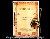 Antique Book Magick Occult, Kybalion Manuscript Hermetic Powerful Magic, Esoteric Occultism Grimoire Vitriol Magick Eye
