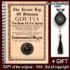 Ars Goetia, Lesser Key of Solomon Demonology Book, Magic the Gathering Occult Symbols, Magick Occultism Grimoire