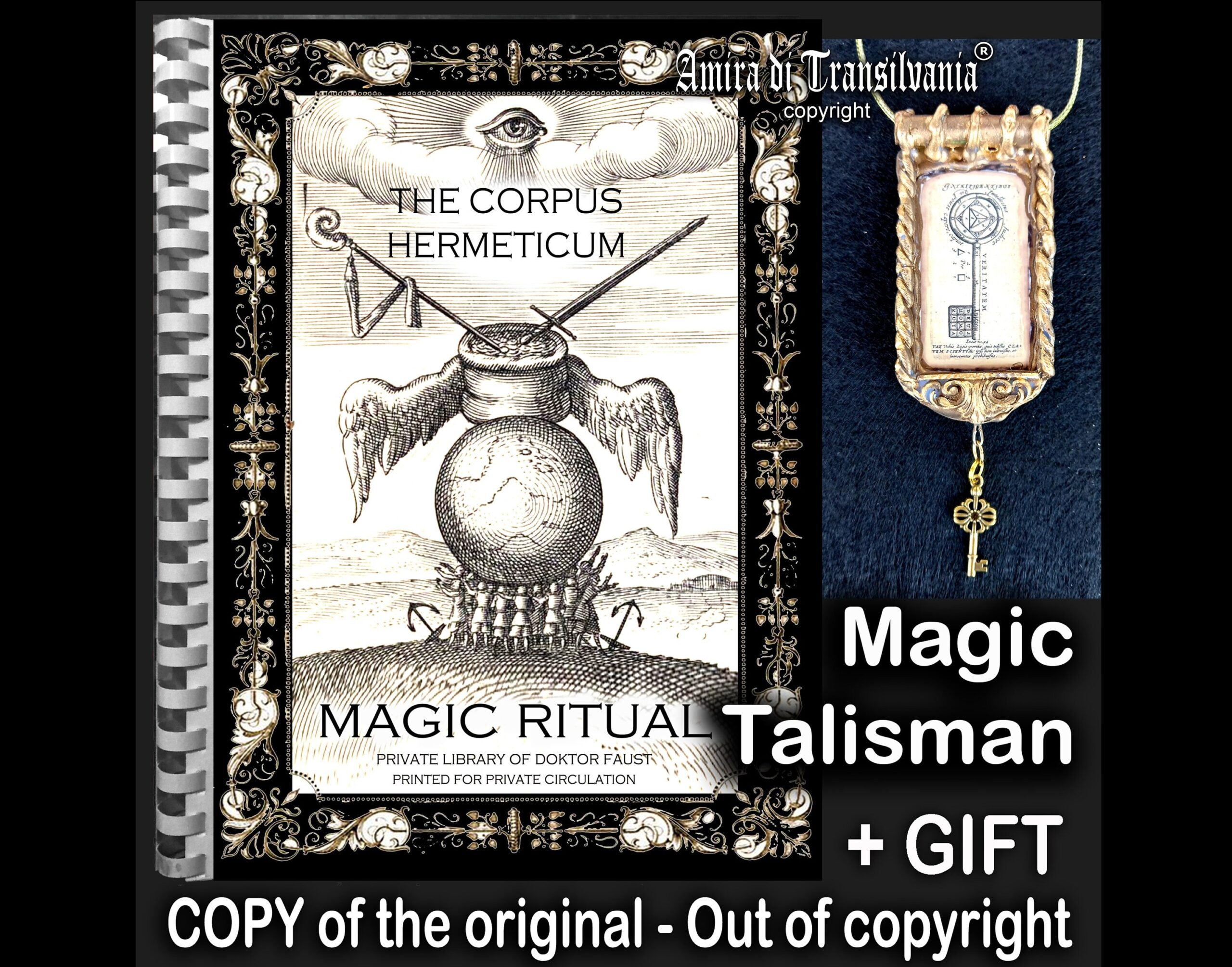 Corpus Hermeticum, Gnosticism, Alchemy, Book of Shadows, Witchcraft Book, Esoteric, Summoning Demons, Secret Societies
