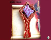 Magic Mirror, Vampire Immortality Spell, Evil Eye Protection, Witchcraft Devil Vanity, Occult Gothic Decor