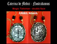 Catherine de Medici Magic Talisman Queen Nostradamus Magician, Alchemy Symbol Astrology Alchemist Amulet Pendant