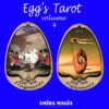 Egg Tarot, Divine Egg Handmade Tarot Deck, Major Minor Arcana Limited Edition, Divination Oracle Cards Happy Easter