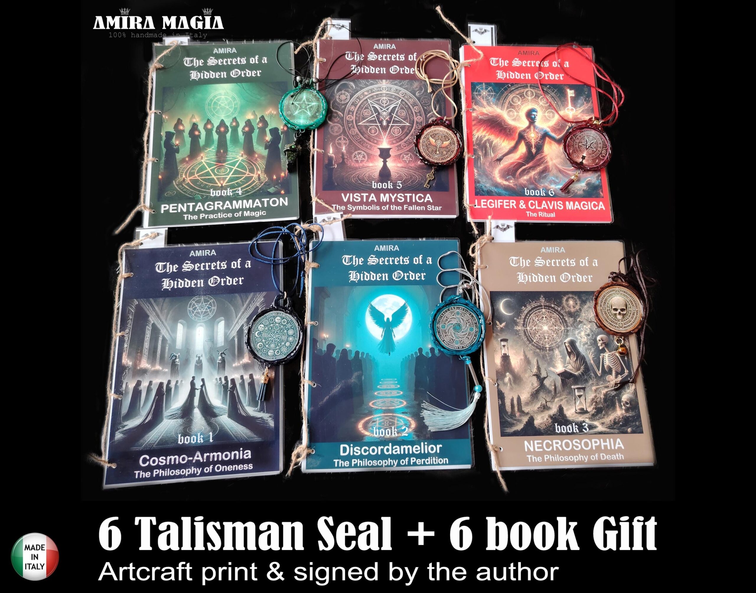 Magic Grimoire Book, Esoteric Order Occultism Secret Societies, Dark Occult Antique Forbidden Knowledge Author Signed