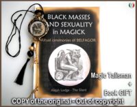 Antique Book Occult Esoteric Occultism Ceremonial Magick, Antique Grimoire Secret Societies Black Masses Ritual Practice