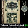 Angel of Death, Occult God Samael Grimoire, Antique Book Occultism Esotericism, Magic Ritual Magick Spell Divination V-3
