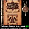 Angel of Death, Occult God Samael Grimoire, Antique Book Occultism Esotericism, Magic Ritual Magick Spell Divination V-2