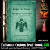 Ordo ab Chao Book, Antique Grimoire Masonic Forbidden Knowledge Secret Society Freemasonry Sorority Gifts