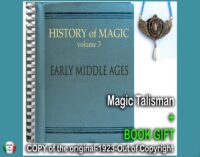 Antique Book History of Magic, Banned Book Esoteric Manuscript, Occult Occultism Secret Societies, Medieval History V-3