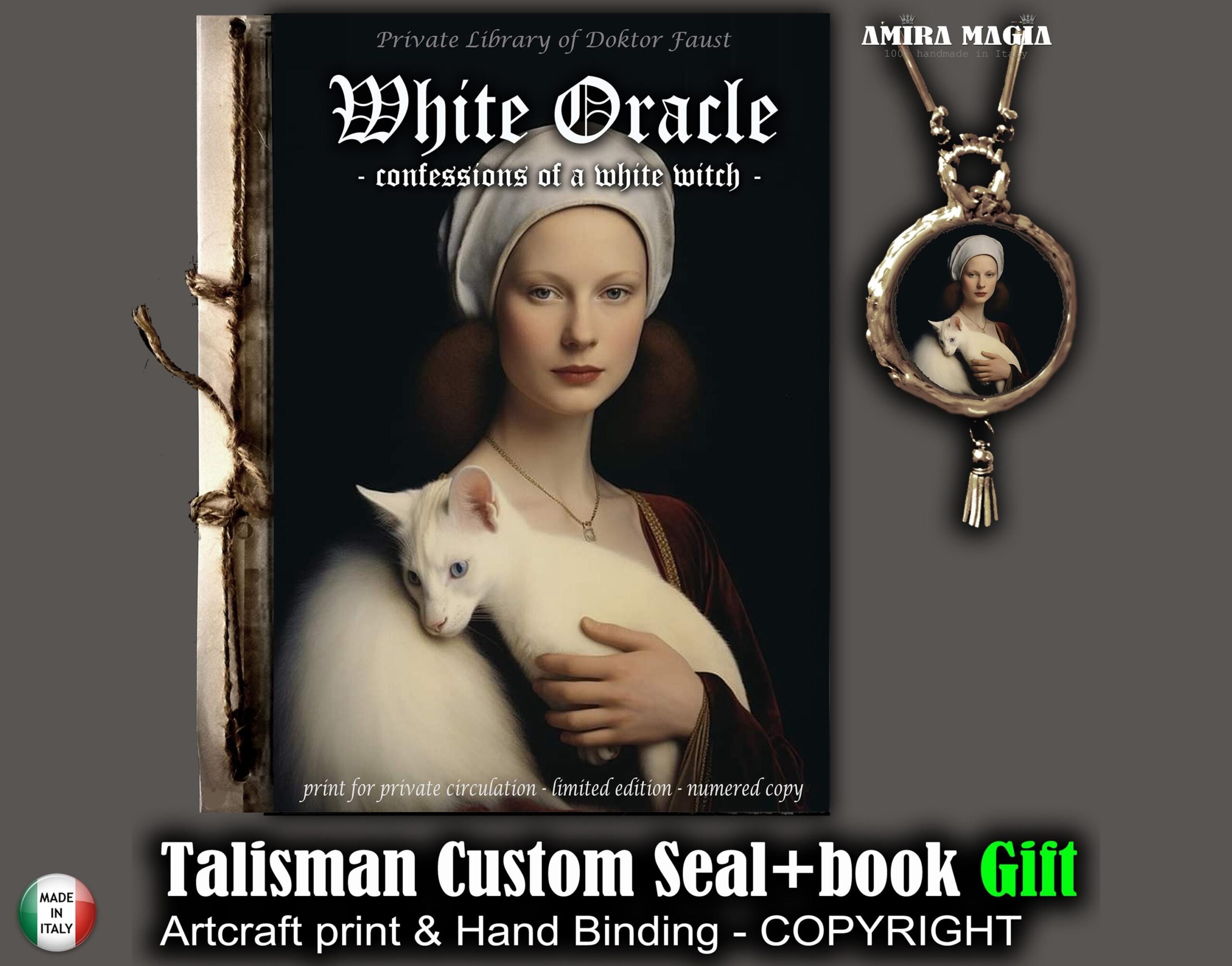 White Magic Book, Forbidden Knowledge Magic Grimoire, Practical Manual Ritual, Spirituality Witch Oracle Witchcraft