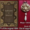 Antique Book, Occult Magic Esoteric, Kabbalah Grimoire, Kabbalistic Hebrew Jewish Manual, Secret Societies Knowledge
