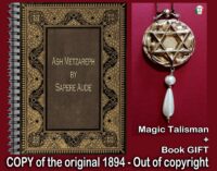 Antique Book, Occult Magic Esoteric, Kabbalah Grimoire, Kabbalistic Hebrew Jewish Manual, Secret Societies Knowledge
