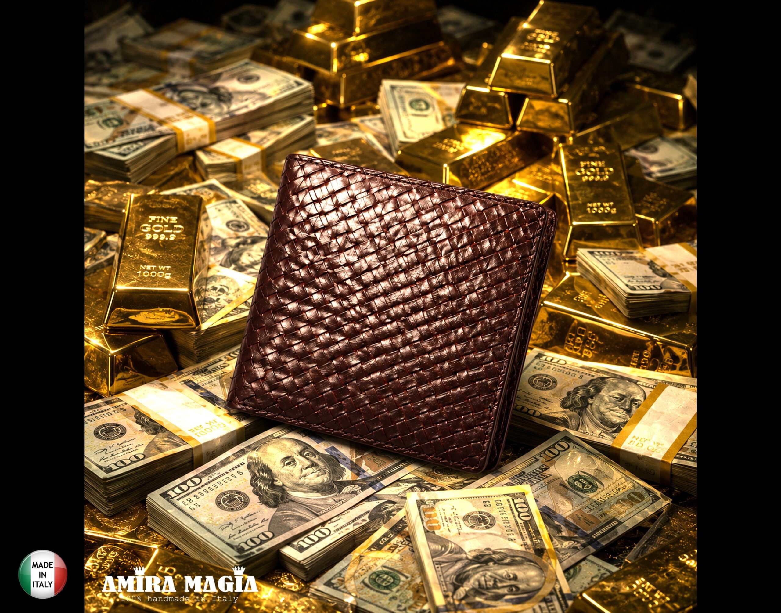 Money Abundance Wallet, Powerful Aramaic Magical Talisman for Unlimited Money Drawing, Richness, Financial Prosperity